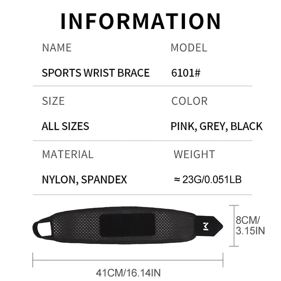 Muñequera Deportiva Ajustable