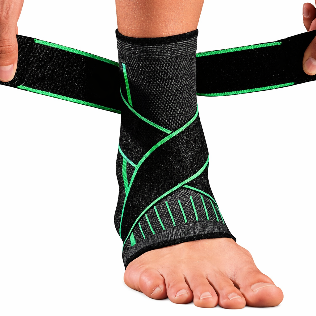 Soporte de Tobillo Ajustable con Compresión